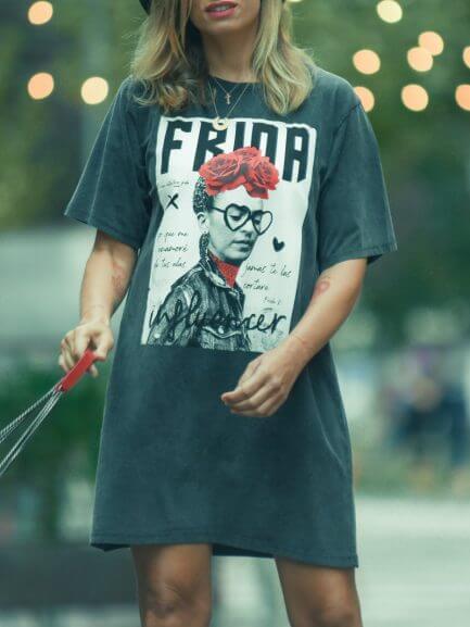 Vestido/camiseta Frida Oversize