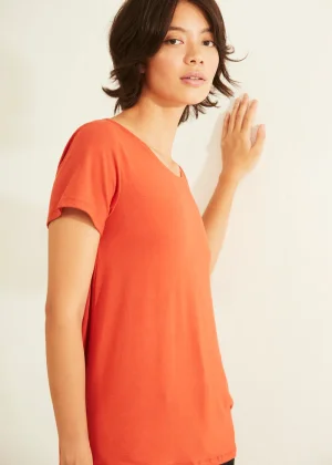 Camiseta teja