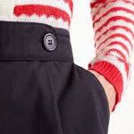 Short botones negro