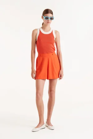 Short naranja