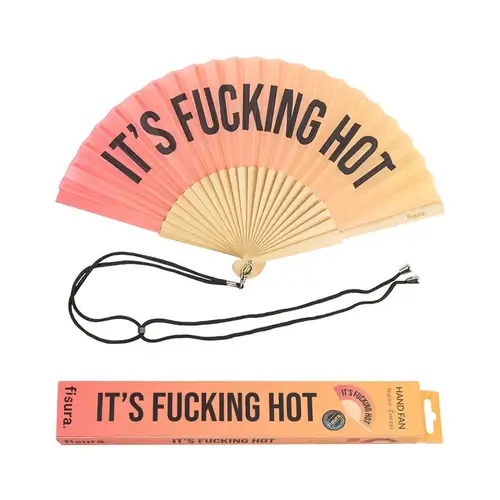 Abanico It´s fucking hot degradado
