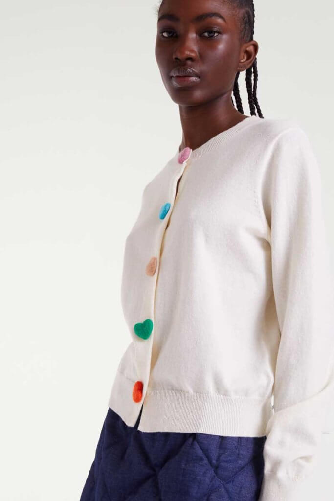 Rebeca botones corazones