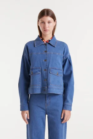 Chaqueta vaquera azul