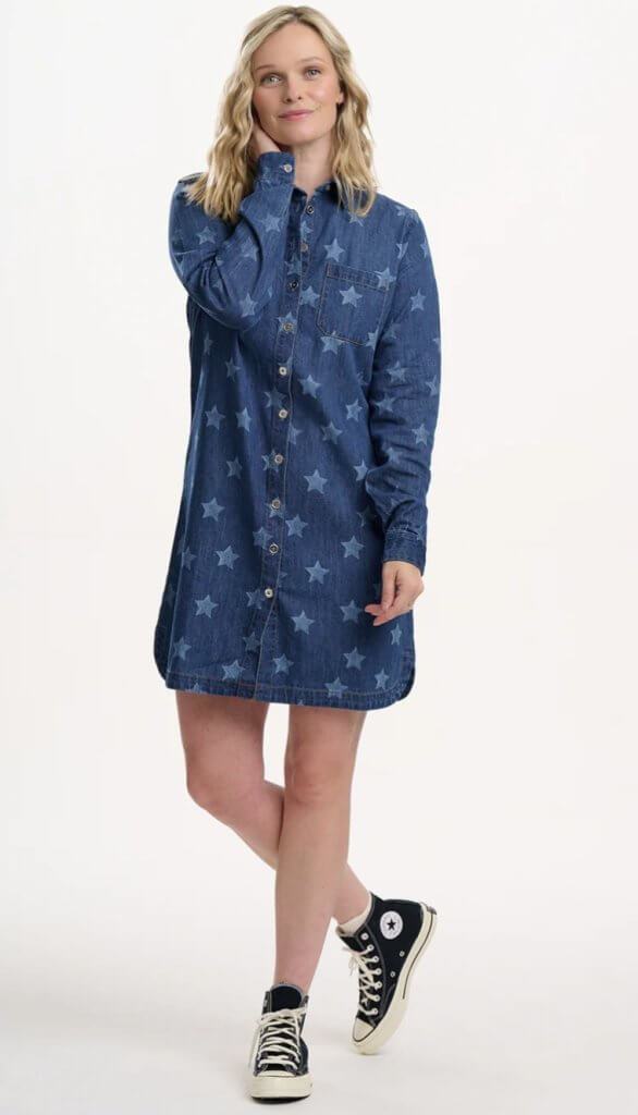 Vestido vaquero estrellas