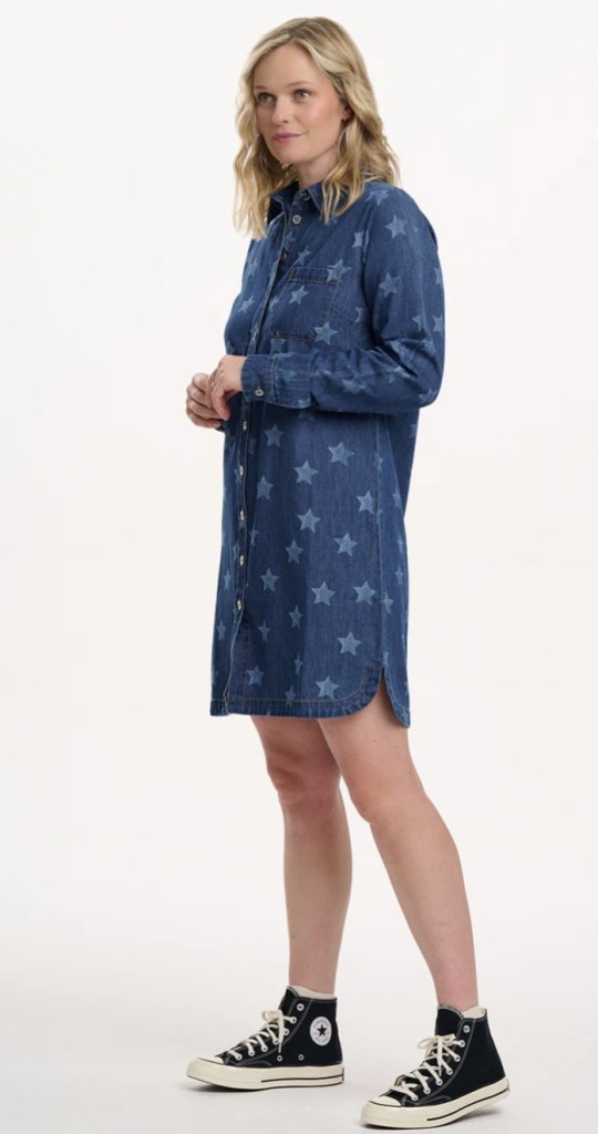 Vestido vaquero estrellas