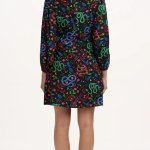 Vestido corto flores y serpientes