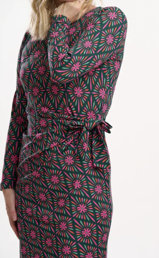 Vestido verde nudo