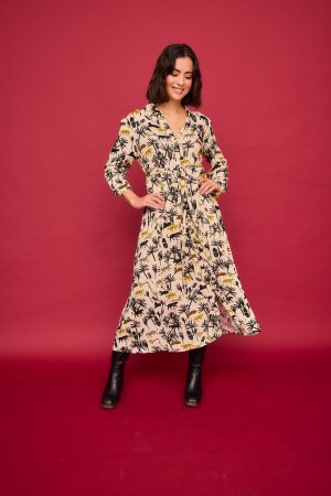 Vestido camisero selva