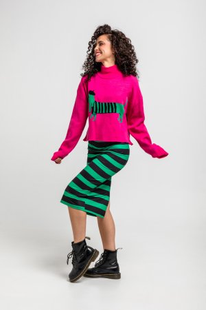 Jersey crop Perro verde