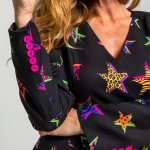 Vestido corto estrellas
