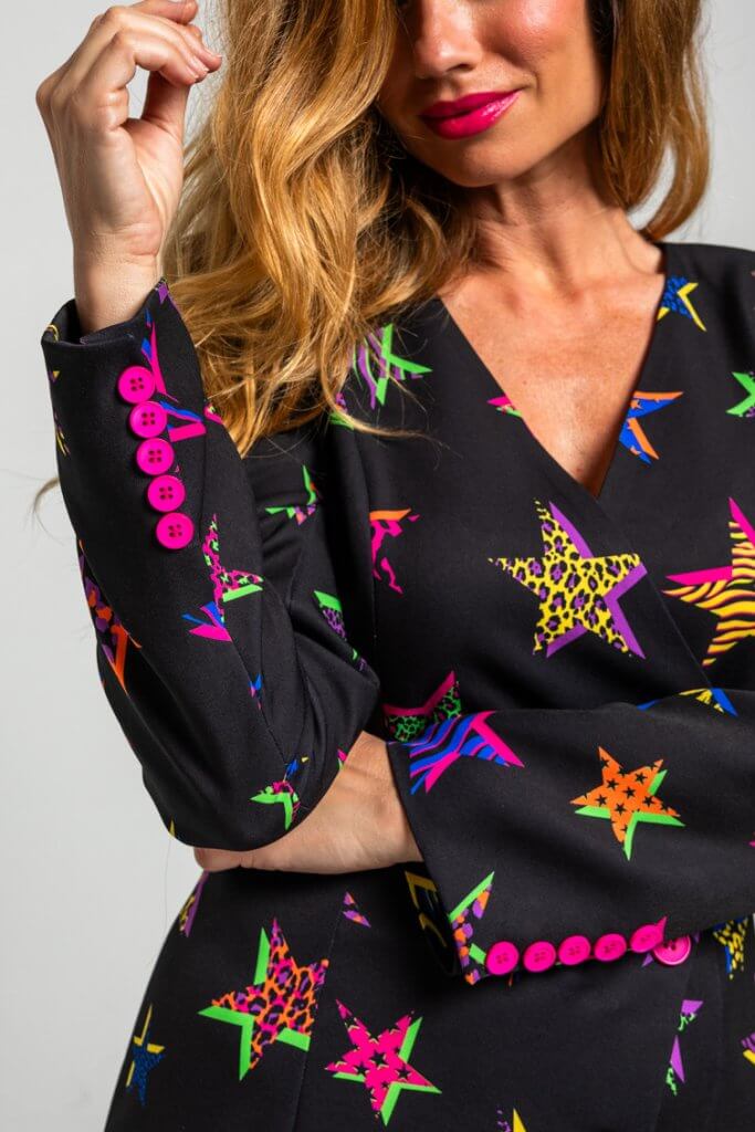 Vestido corto estrellas