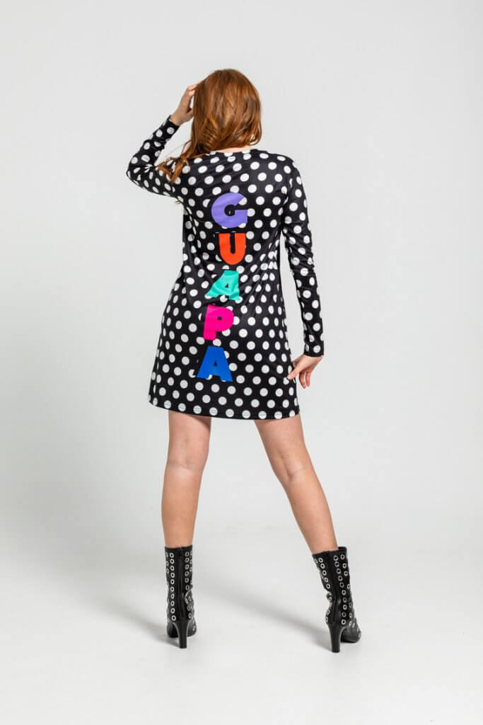 Vestido corto lunares Guapa
