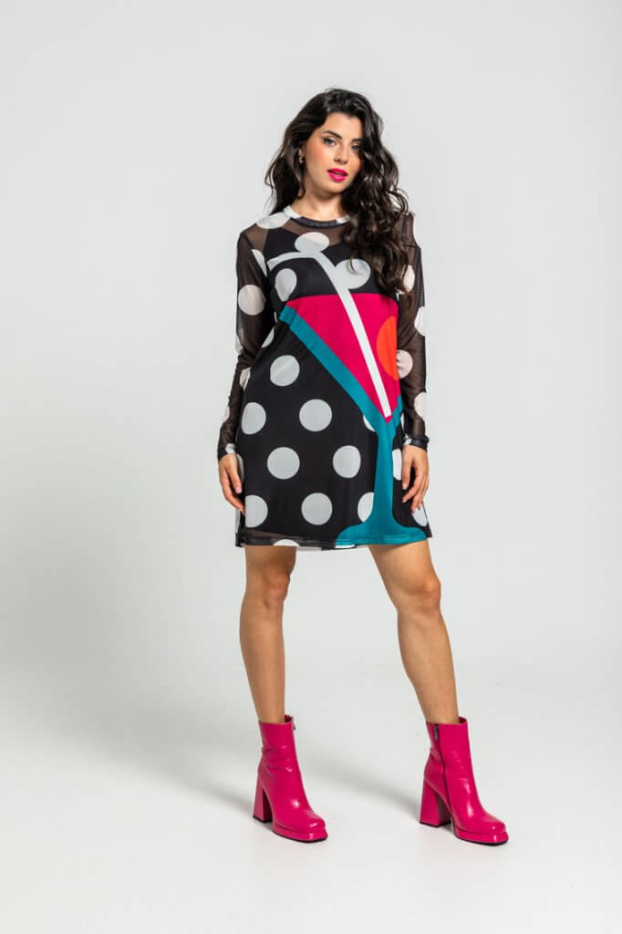 Vestido corto tul Guapa