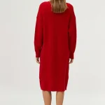 Vestido rojo de punto