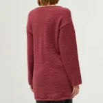 Jersey largo pelo rosa