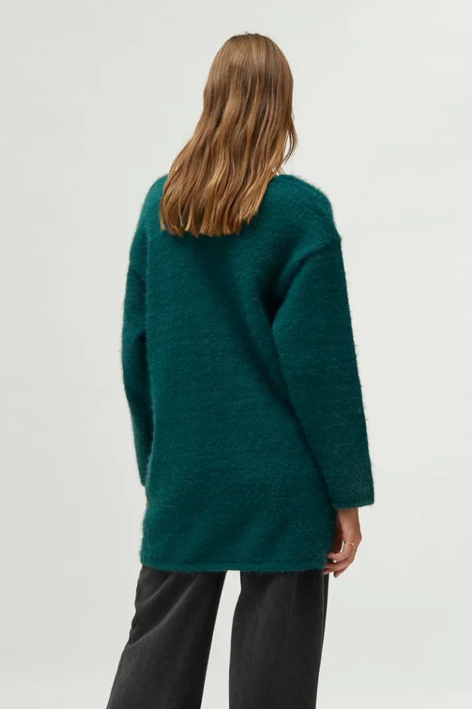 Jersey largo pelo verde