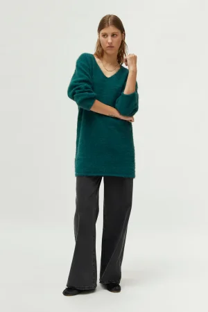 Jersey largo pelo verde