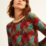 Camiseta hojas