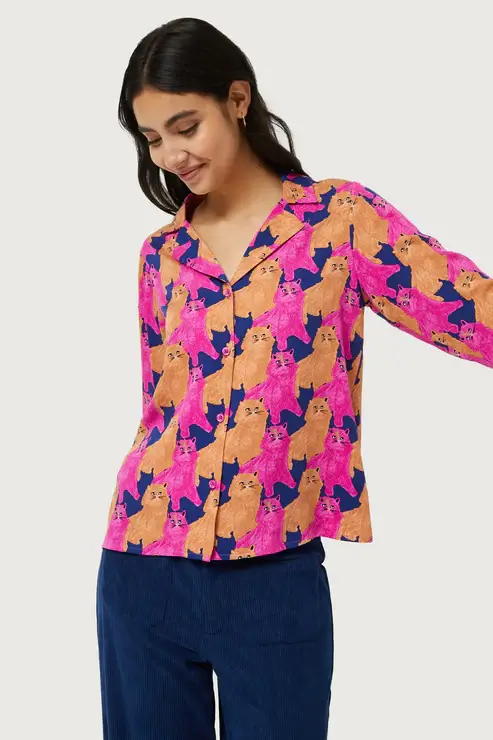 Camisa gatos