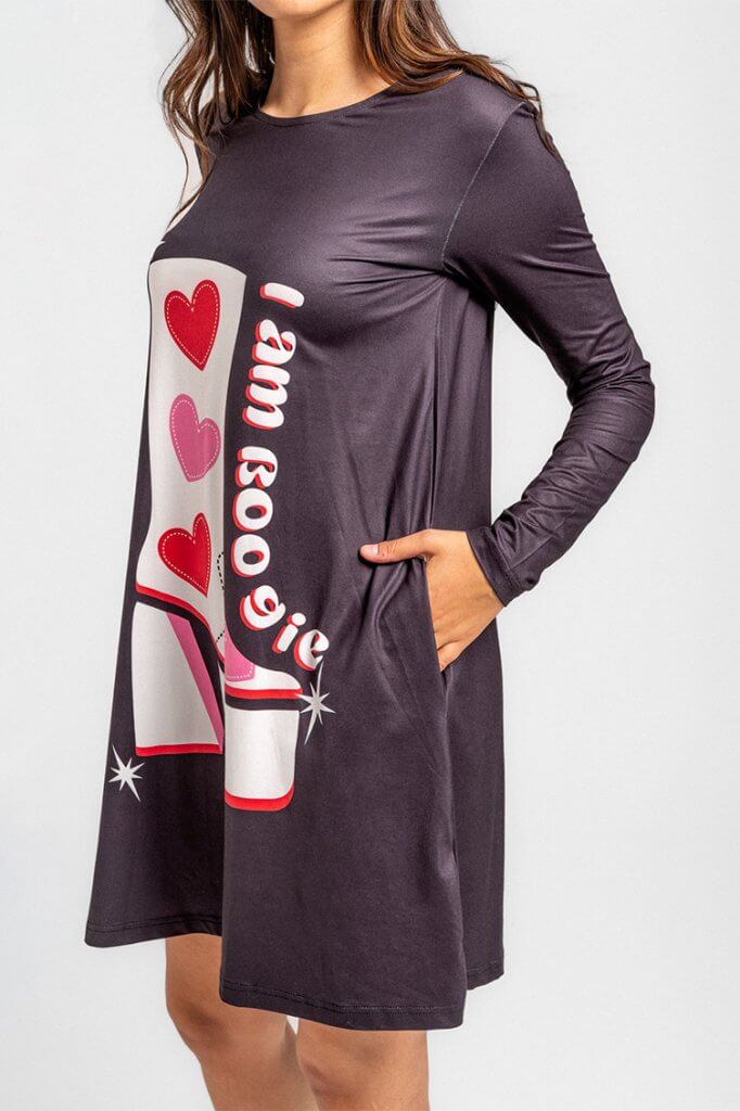 Vestido bota tacón