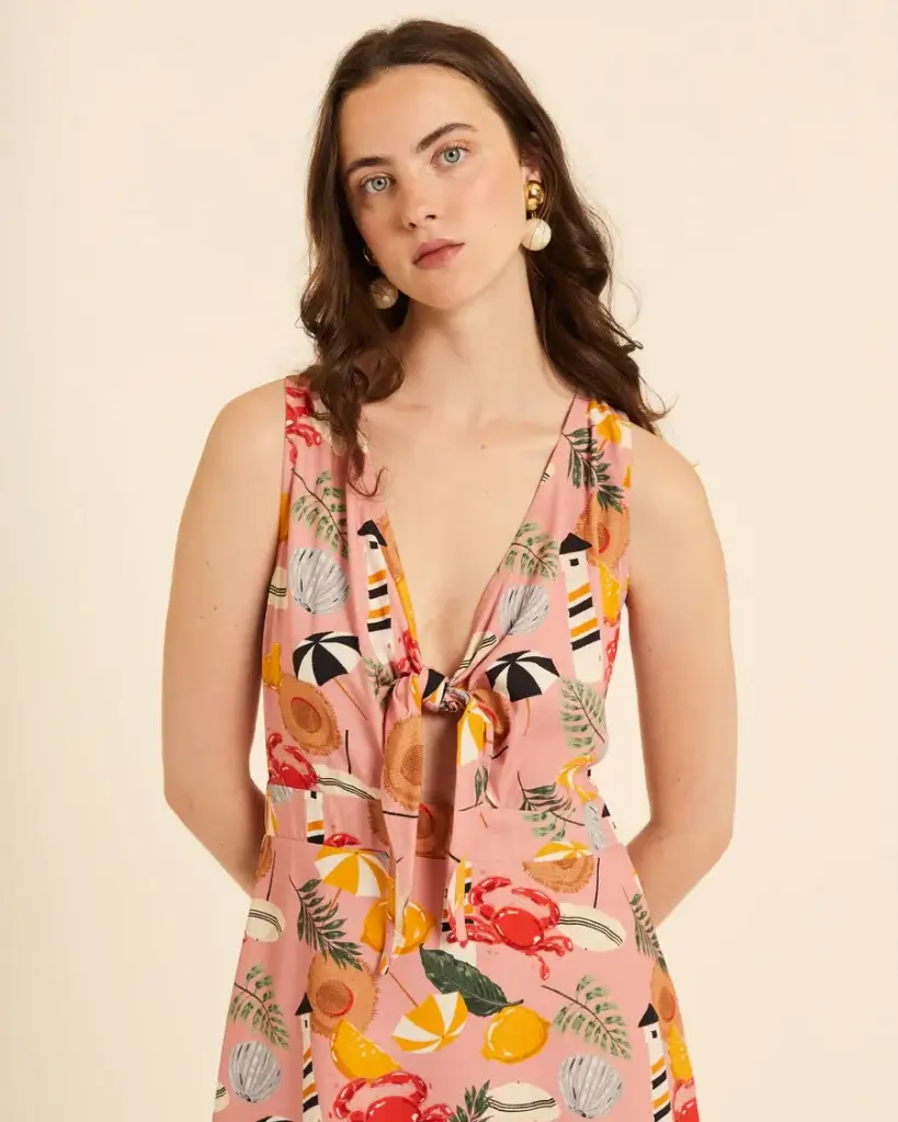 Vestido corto Seashore