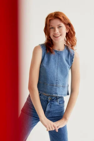 Top denim ondas