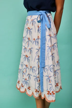 Falda colindres blanca