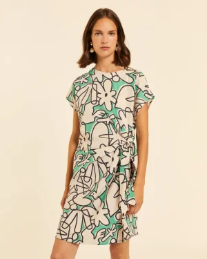 Vestido corto kubiste