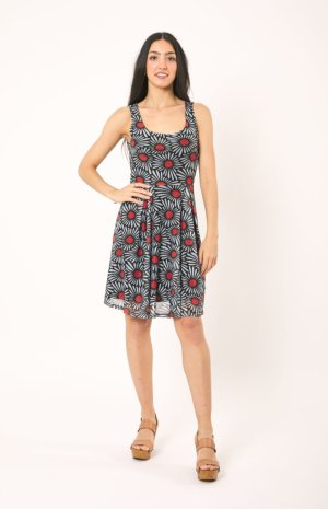 Vestido corto tul margaritas