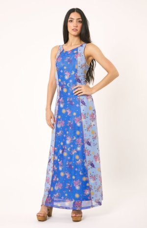 Vestido largo tul fantasía