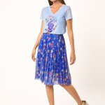 falda tul azul fantasía