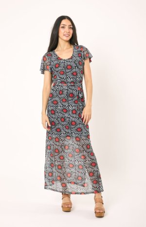 Vestido tul margaritas