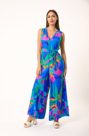 Mono tejido fluido estampado colores