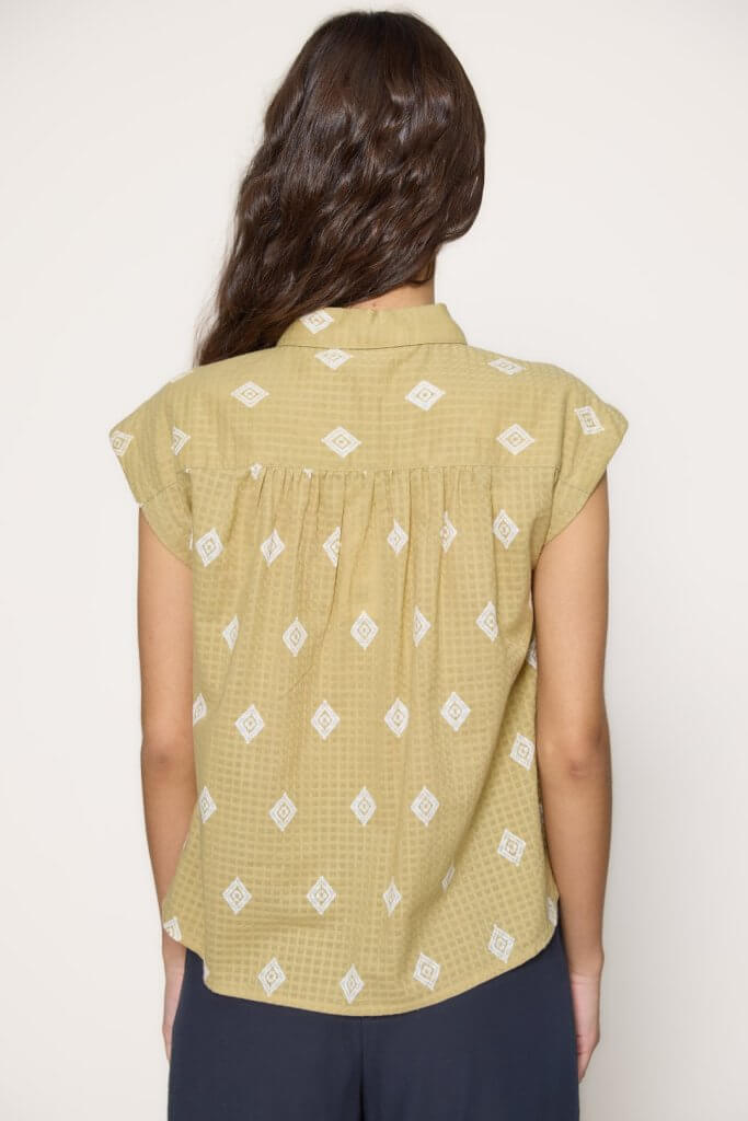 Camisa estampado geométrico