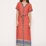 Vestido estampado sardinas