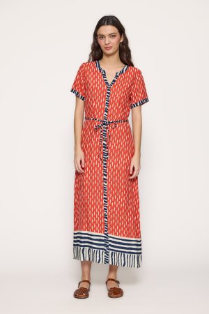 Vestido estampado sardinas