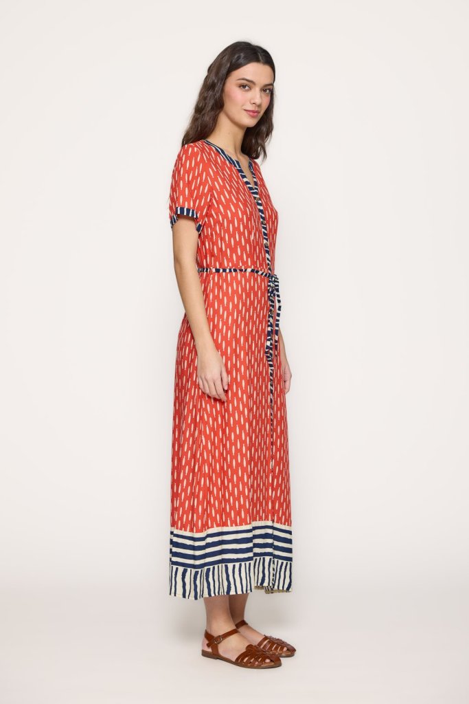 Vestido estampado sardinas