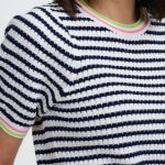 Jersey rayas azul marino y blanco