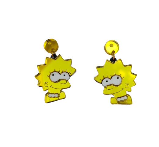 Pendientes metacrilato Lisa