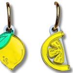 Pendientes arito limón