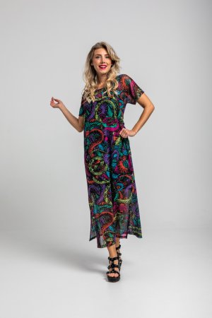 Vestido tul serpientes