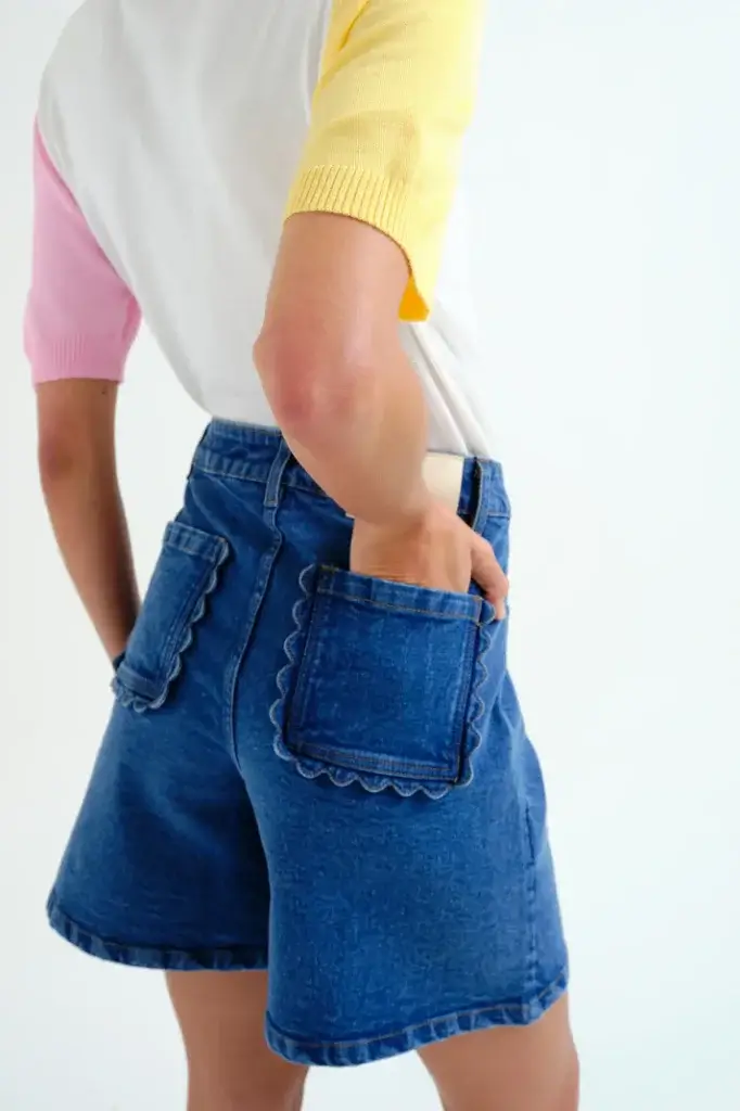 Short vaquero ondas