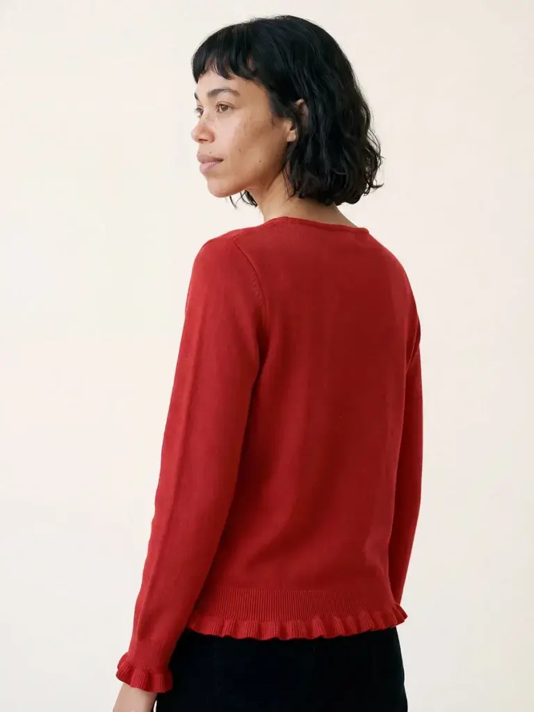 Jersey volantito rojo