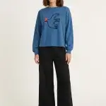 Sudadera paloma azul