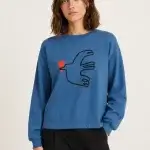 Sudadera paloma azul