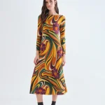 Vestido midi Rivera