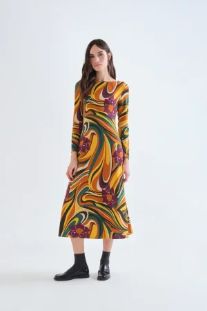 Vestido midi Rivera