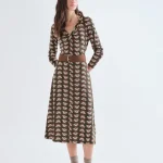 Vestido midi Geometry