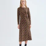 Vestido círculos rosas