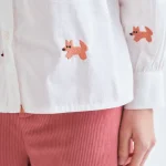 Camisa zorritos bordados